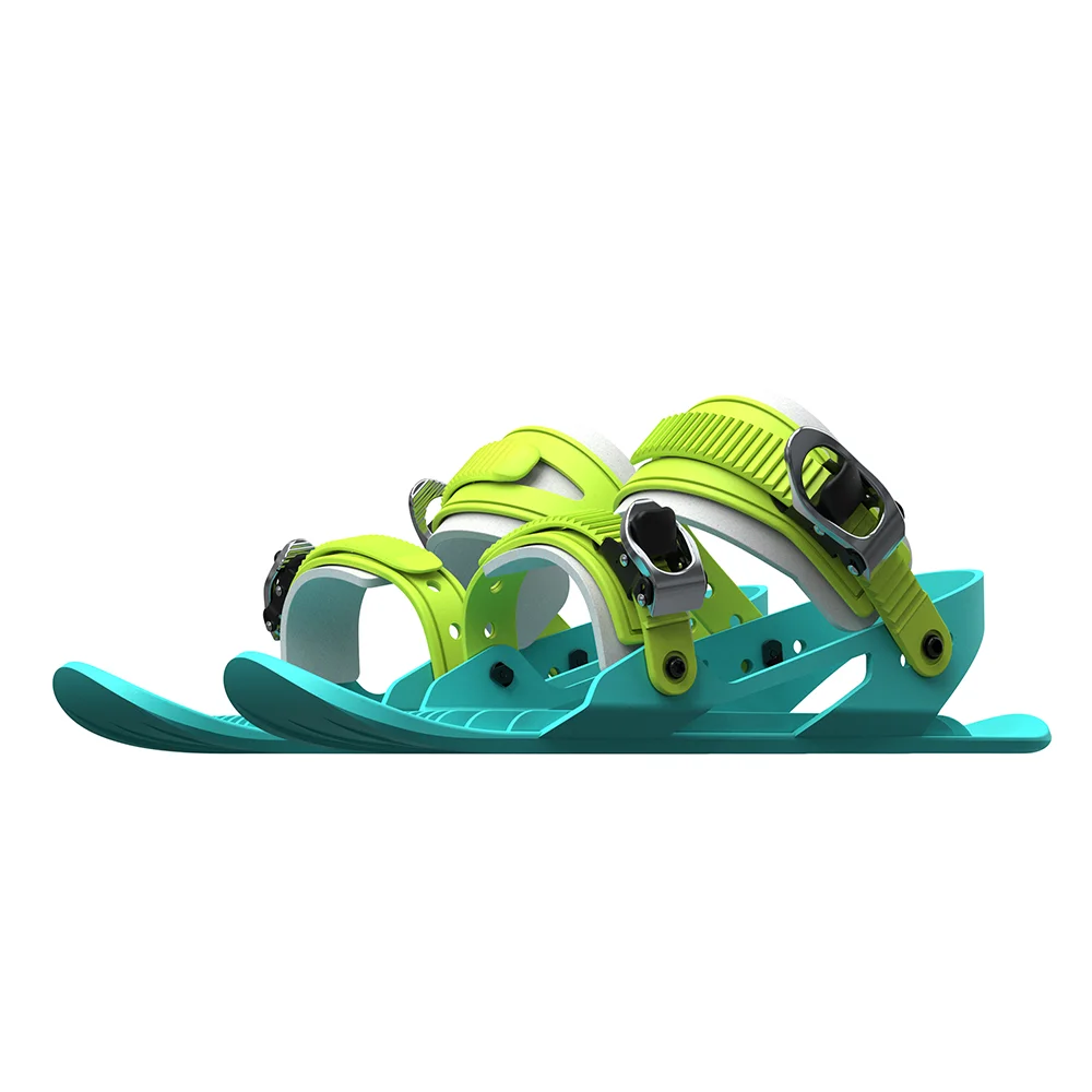 Adult mini entry-level ski skis suitable for beginners Ski boots that can be worn directly on the feet Snow walking shoes