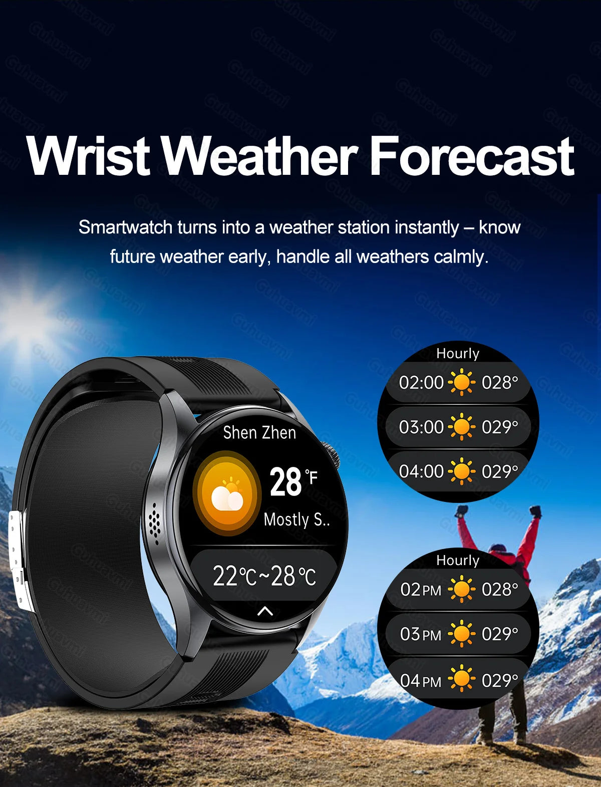 Smartwatch  AMOLED Screen Call ECG Sport Watchs Air pump Measurement BP Micro physical examination AI dial Smart Watch Men Women