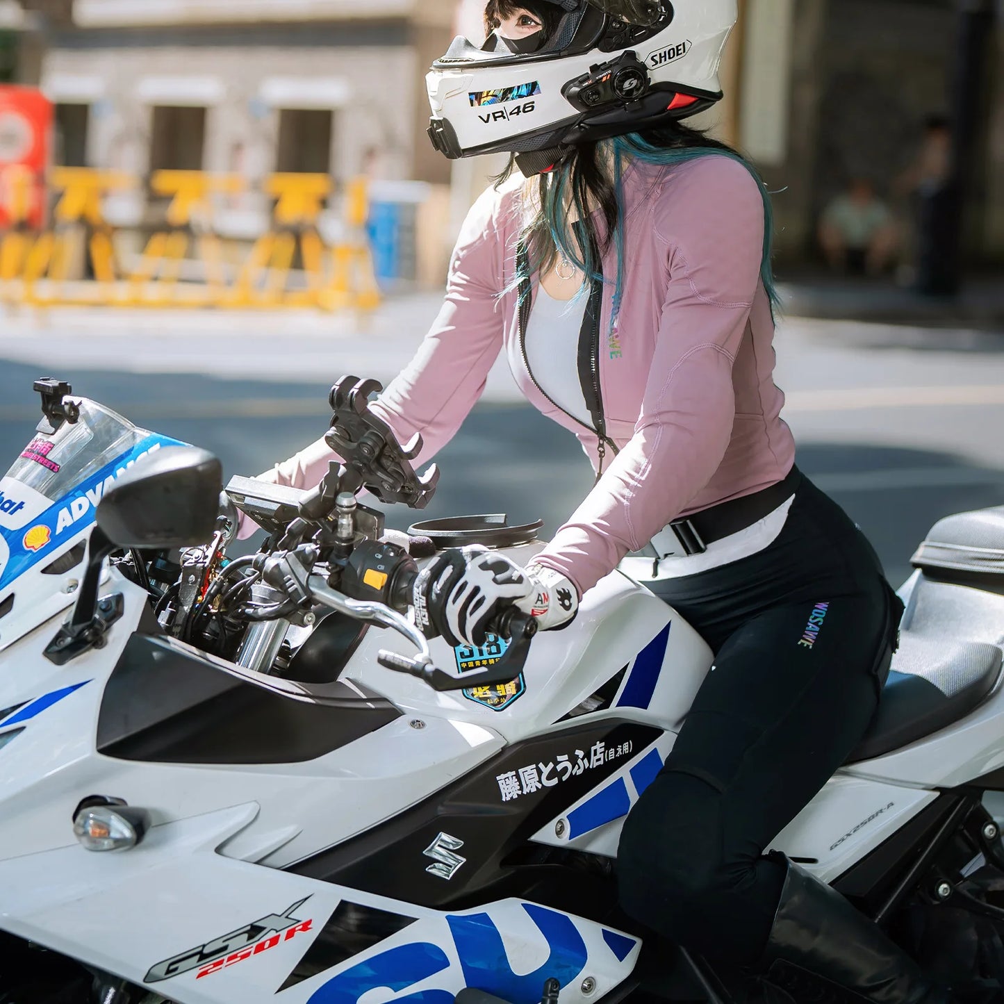 WOSAWE Women Motorcycle Jacket CE Approved Motorcycle Body Armor Summer Downhill Motorbike Protection Moto Racing Clothing