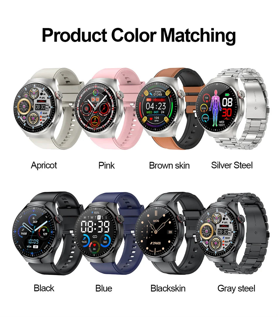 2026New high-end Smart Watch Men Women Health Measurement Blood Oxygen Bp physical examination call exercise ECG Smartwatch Man