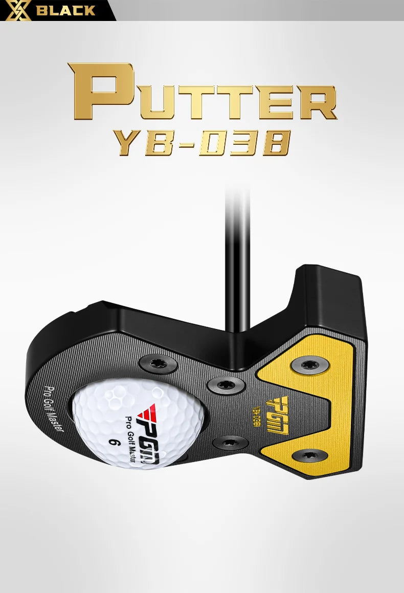 PGM Golf Club Zero Torque Putter Male Female Stable Big Head Forged Aluminum Low Center of Gravity with Ball Picking Aiming Line