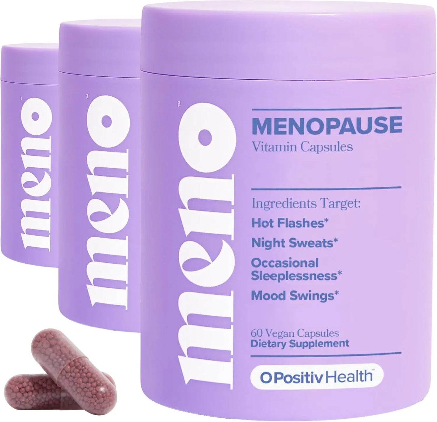 Women Vitamin Supplement with Vitamin D3 B6 Menopause Use Helps Relieve Night Sweats Mood Swings Health Food Supplement