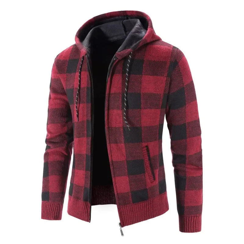LEGIBLE 2025 Men's Sweaters Autumn Winter Wool Zipper Cardigan Sweaters Man Casual Knitwear Sweatercoat Male