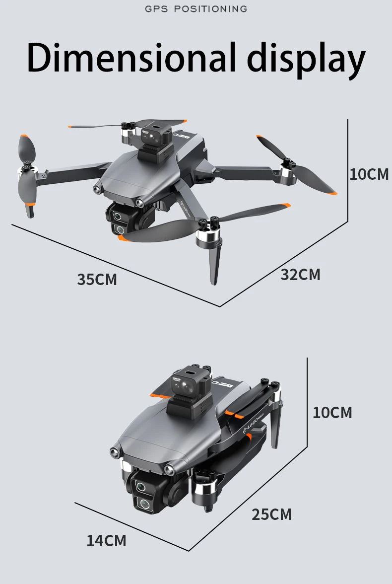 New L600-1 GPS Drone Professional 8K Camera Aerial FPV Brushless Avoiding Obstacle with Large Screen Remote Control Folding Dron