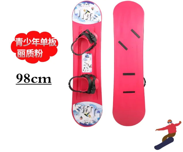 Ski Equipment for Male Female Snowboarders Beginners with Fixators Children's Snowboarding 키즈스노우보드