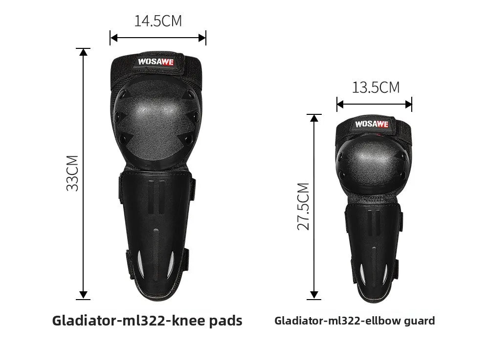 WOSAWE Children's Armor Jacket Spine Chest Protection Equipment Motocross Skateboard Moto Jacket Motorcycle Gear Moto Kids Armor