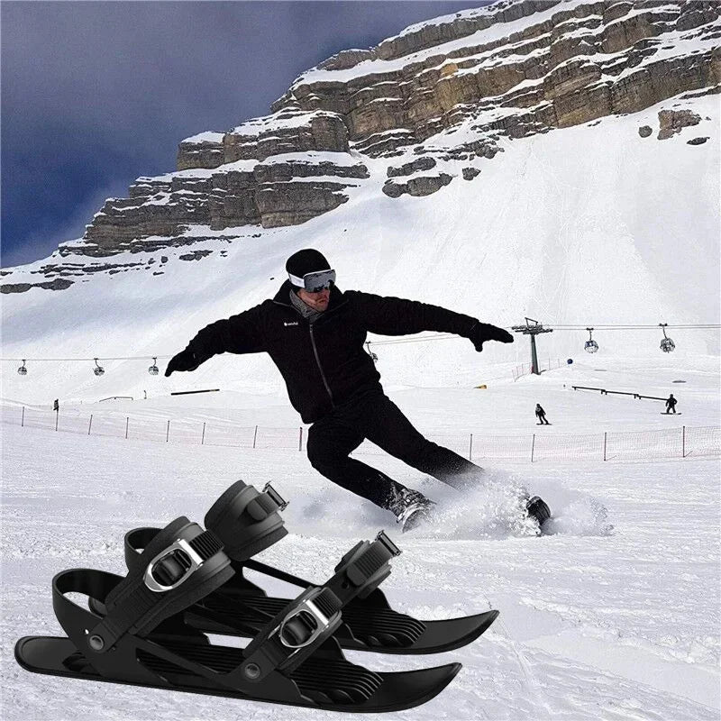 MiniSki Skates Third-generation Ski Boots For Adults And Children Outdoor Sports Snowshoes Ski Boots Sleds Mini Ski Boots