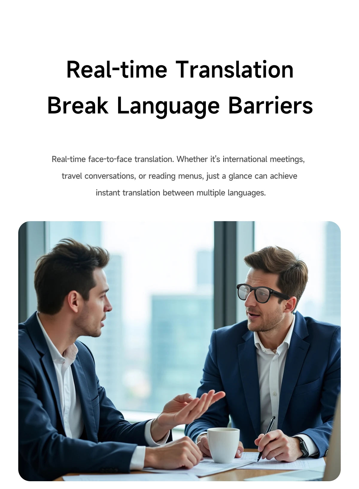 2025 AI Smart Glasses New Interaction With Camera Photo Video Record Translation Music Smart Sunglasses Bluetooth Call Headphone