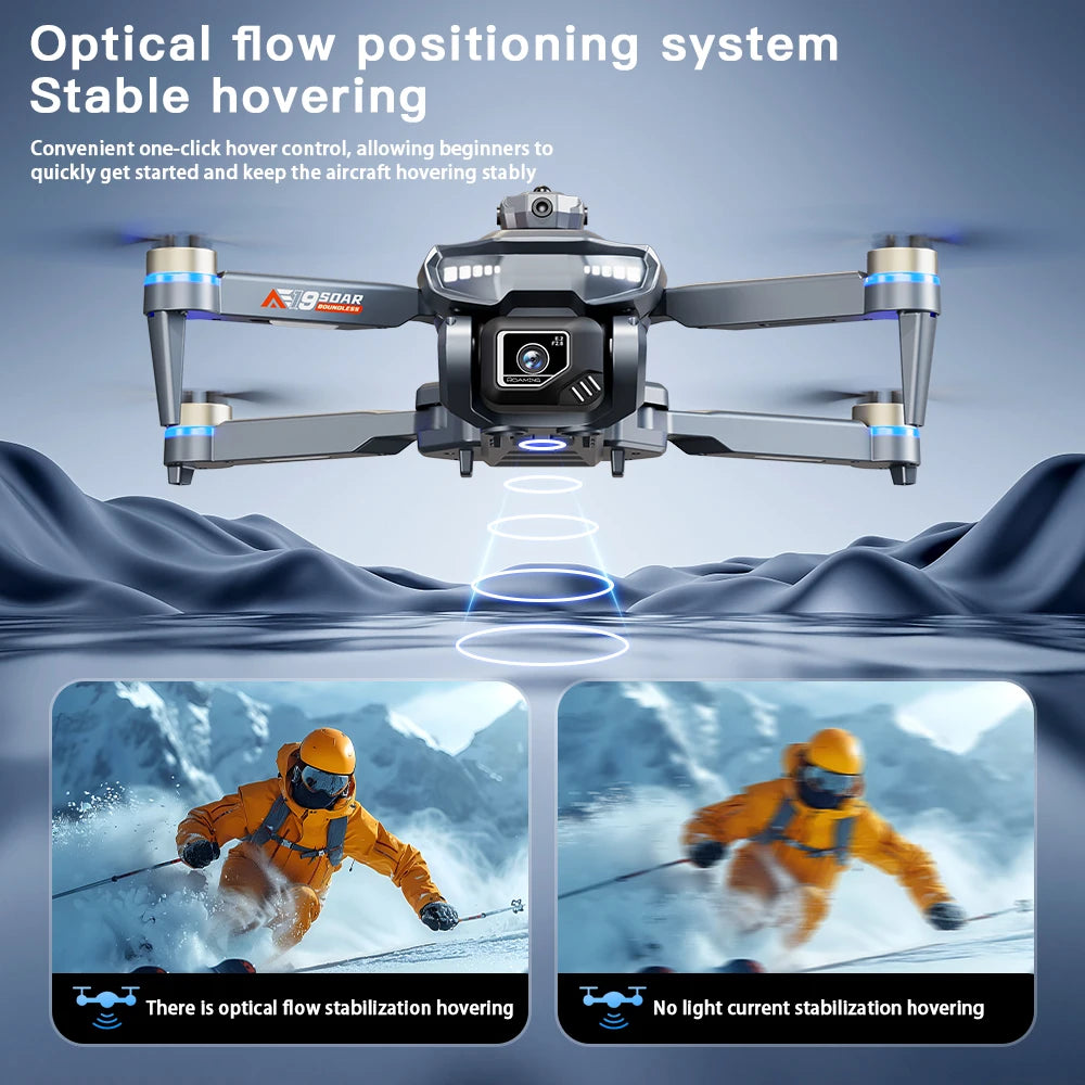 For Xiaomi 2026 NEW AE19 Drone With Remote control Obstacle Avoidance 8K HD Dual Camera Brushless WiFi FPV Foldable Quadcopter
