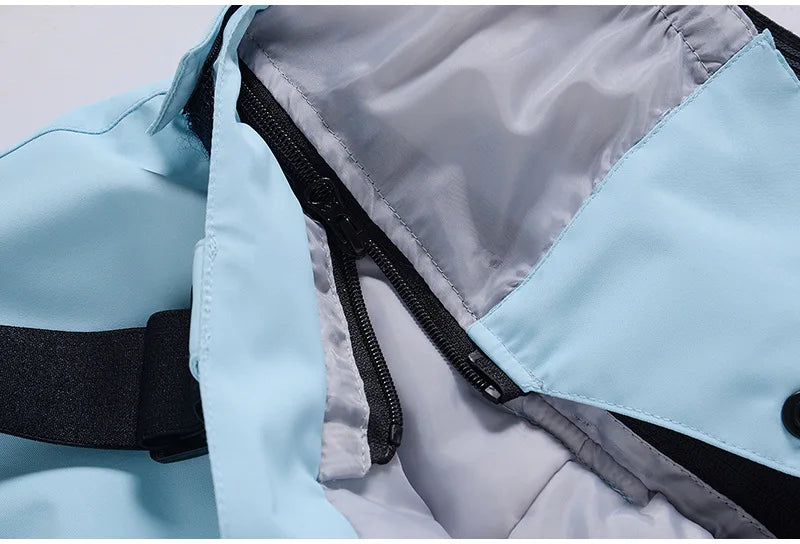 Winter Unisex Ski Pants Windproof Waterproof Snowboard Wear Outdoor Warm Snow Sports Pants Men Women Skiing Trousers