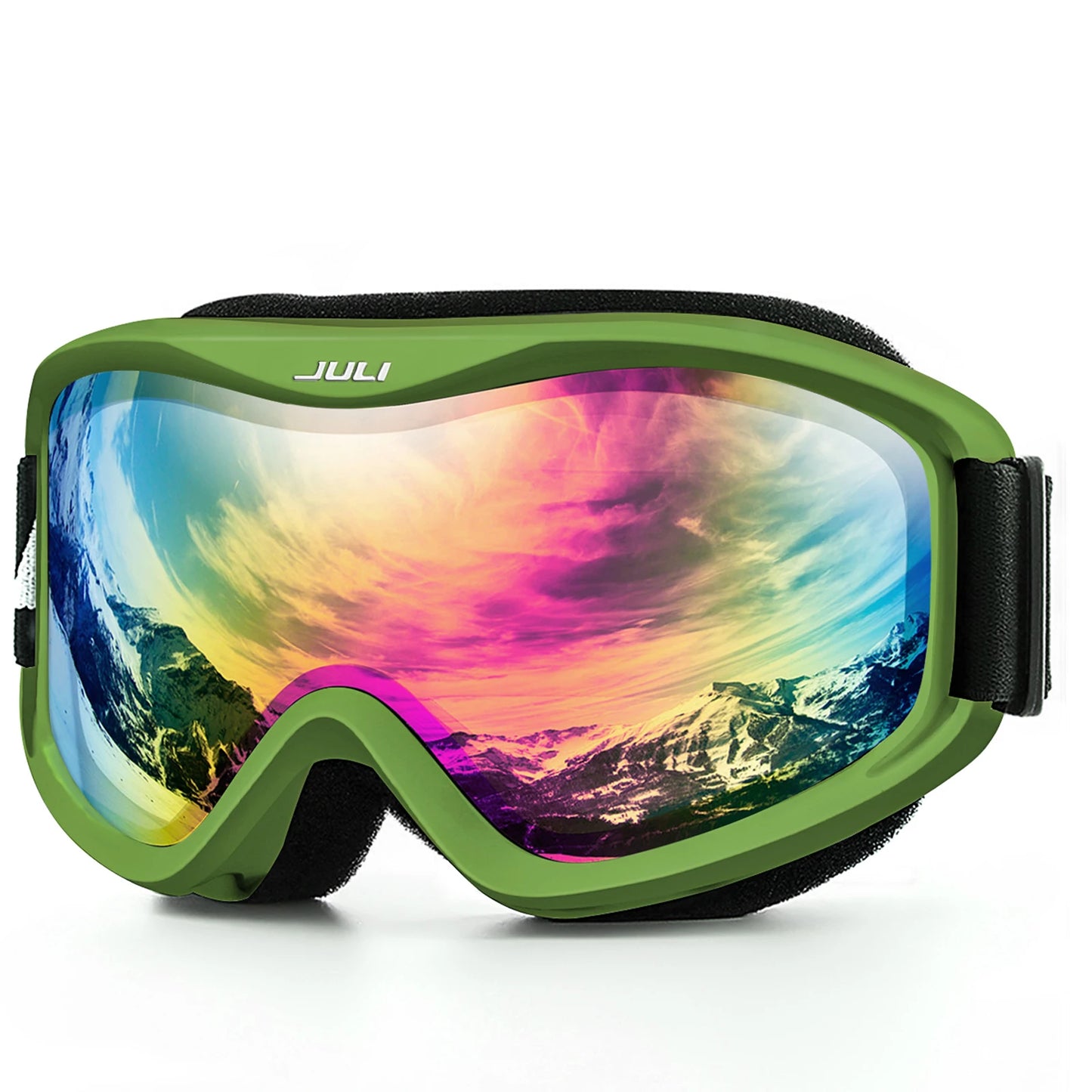 MAXJULI Brand Professional Ski Goggles Double Layers Lens Anti-fog UV400 Ski Glasses Skiing Men Women Snow Goggles