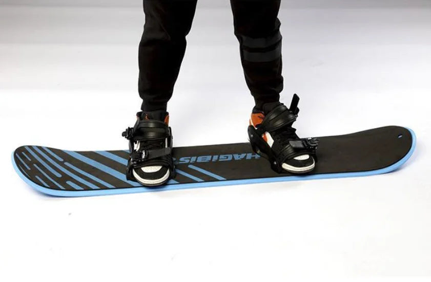 Outdoor snowboarding equipment in adult children's snowboard park