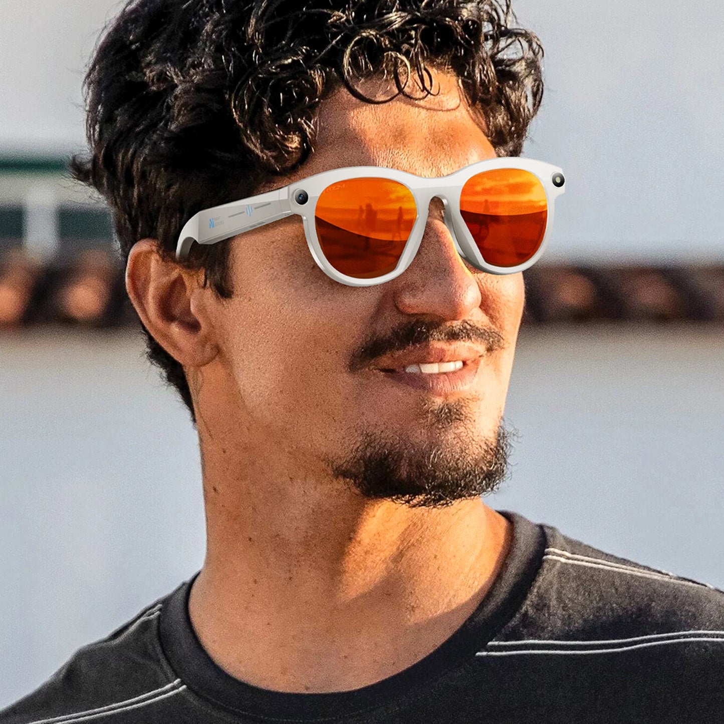 2025 AI Smart Glasses New Interaction With Camera Photo Video Record Translation Music Smart Sunglasses Bluetooth Call Headphone
