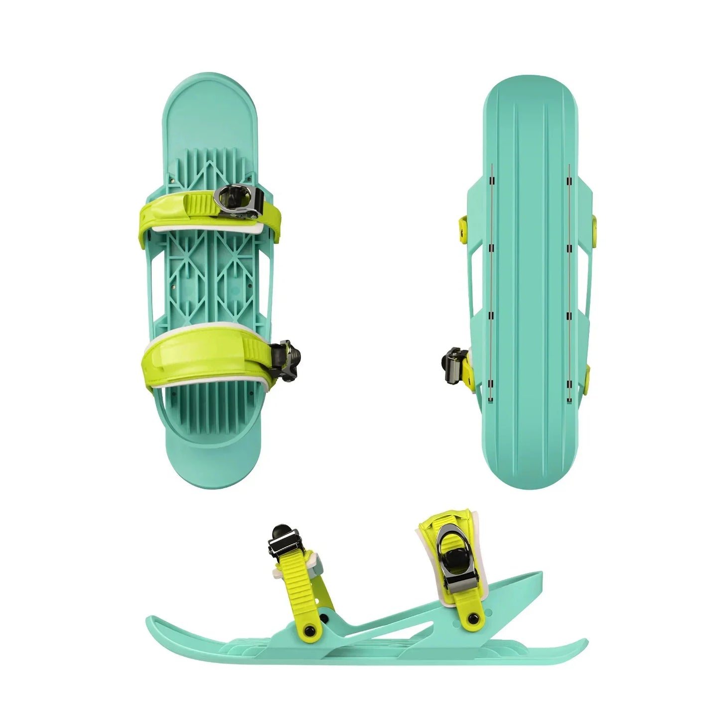 Mini Short Skis For Outdoor Snow Ski Boots Snowboards Portable Ice Skates And Snow Boots For Winter Travel