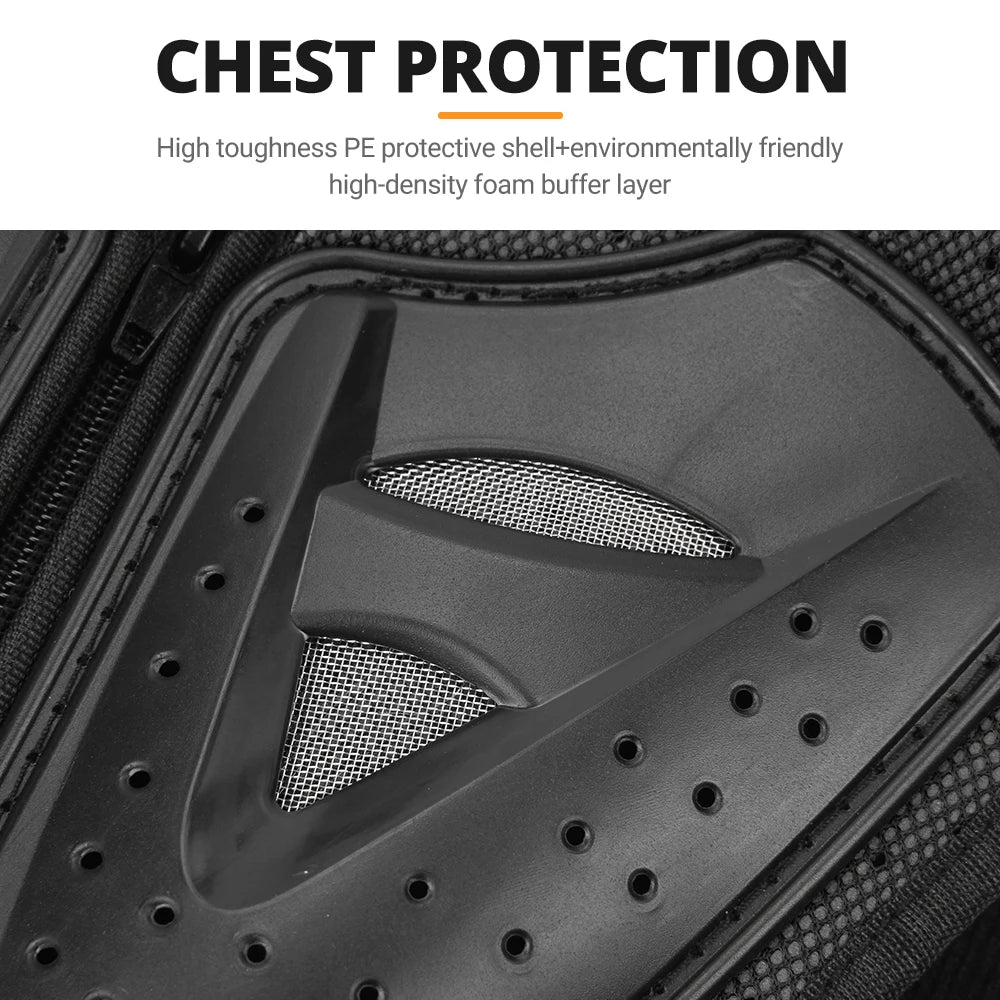 Kid's Motorcycle Armor Vest Protection Motocross Body Armor Jacket Protective Armors Riding Kneepads Moto Full Armor Children