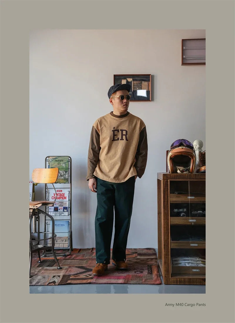 Second Order Army M40 Cargo Pants German Style Vintage Inspired Chino Trousers