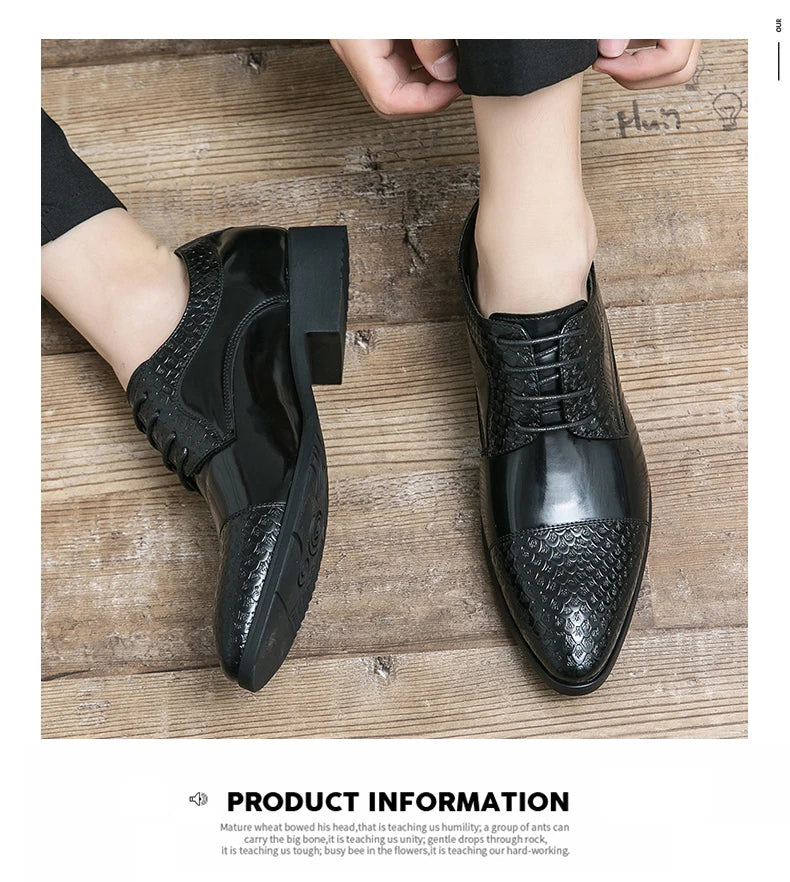Dress Shoes Man Classic Casual Business Leather Shoes Men Formal Wedding Office Leather Shoes For Men Social Shoe Male