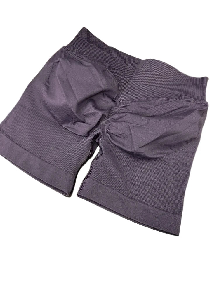 Seamless Shorts 4.5" Yoga Shorts Women Clothes Scrunch Bum Gym Shorts Booty Running Short Butt Lifting Workout Pants Fitness
