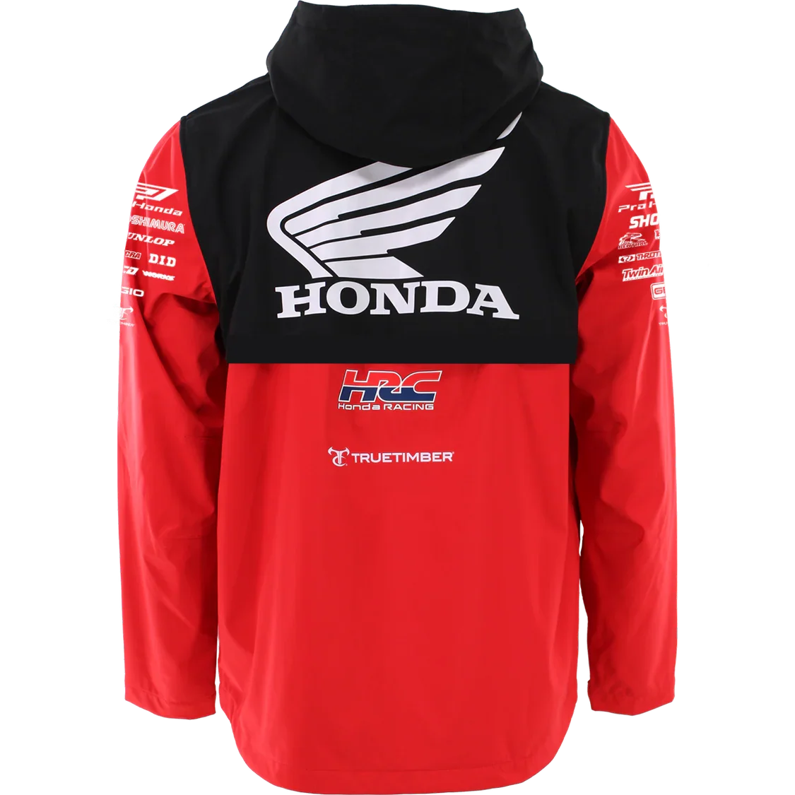 Honda TrueTimber Red and Black Lightweight Wind Jacket Men's and Women's HRC Outdoor Cycling Clothing HONDA MOTO Motorcycle Jack