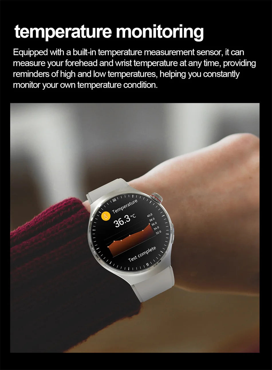 2026New high-end Smart Watch Men Women Health Measurement Blood Oxygen Bp physical examination call exercise ECG Smartwatch Man