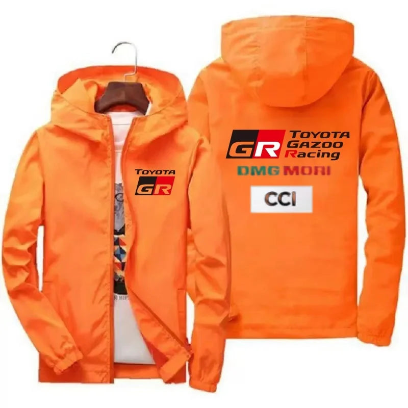 2026 New Toyota GR Men's Motorcycle Jacket, A Casual Twill Baseball-style Coat for Spring and Autumn, Men's Hip-hop Street Style