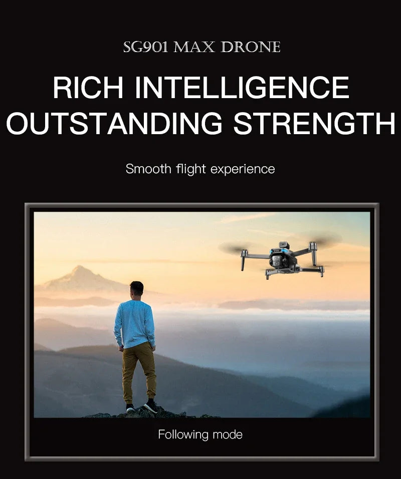 Lenovo SG901 MAX GPS Drone Professional 8K Aerial HD Avoiding Obstacle with Larger Screen Remote Control Folding Brushless Drone