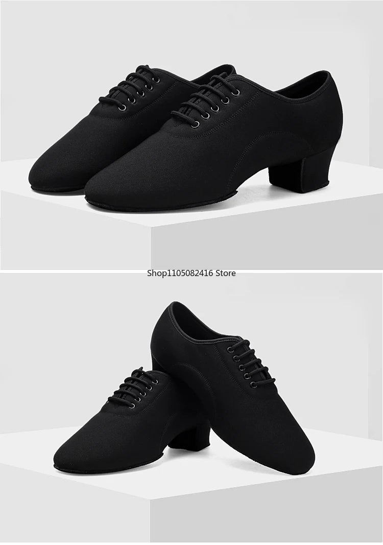 Mens Dance Shoes  Outdoor Indoor Ballroom Waltz Dance Shoes Adult Black Tango Jazz Modern Dance Shoes