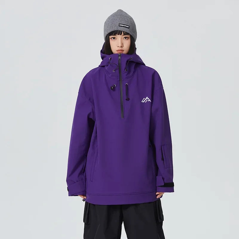 Thermal Ski Jackets 2025 New Winter Woman Outdoor Pro Windproof Sport Skiing Hoodies Man Snowboard Tracksuit Snow Clothing