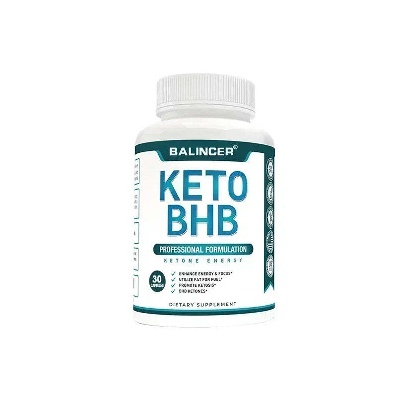 Balincer BHB Ketogenic Fat Burning Capsules Burn Belly Fat Muscle Growth Nutrition Diet Control Accelerate Metabolism