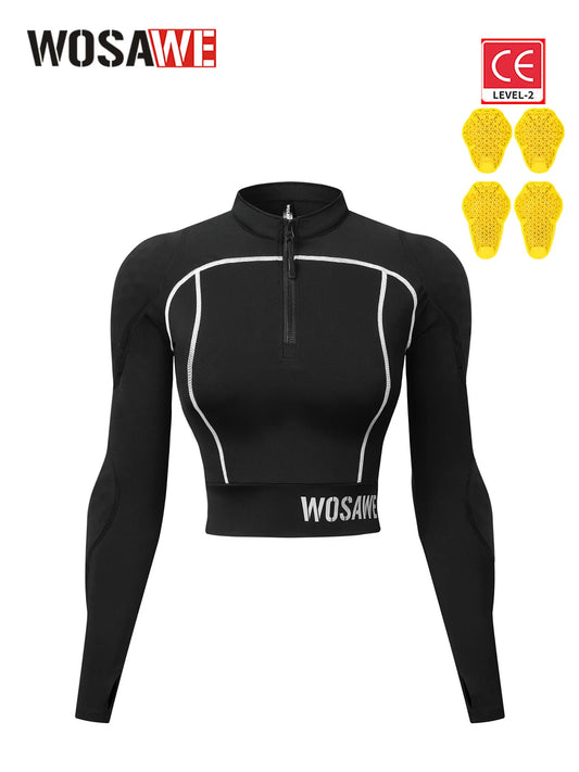 WOSAWE Women Motorcycle Jacket Summer Motorcycle Pants CE Approved Full Body Armor Protection Moto Racing Clothing