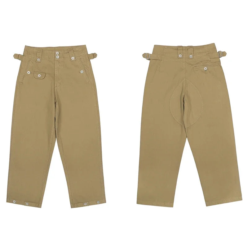 Second Order Army M40 Cargo Pants German Style Vintage Inspired Chino Trousers