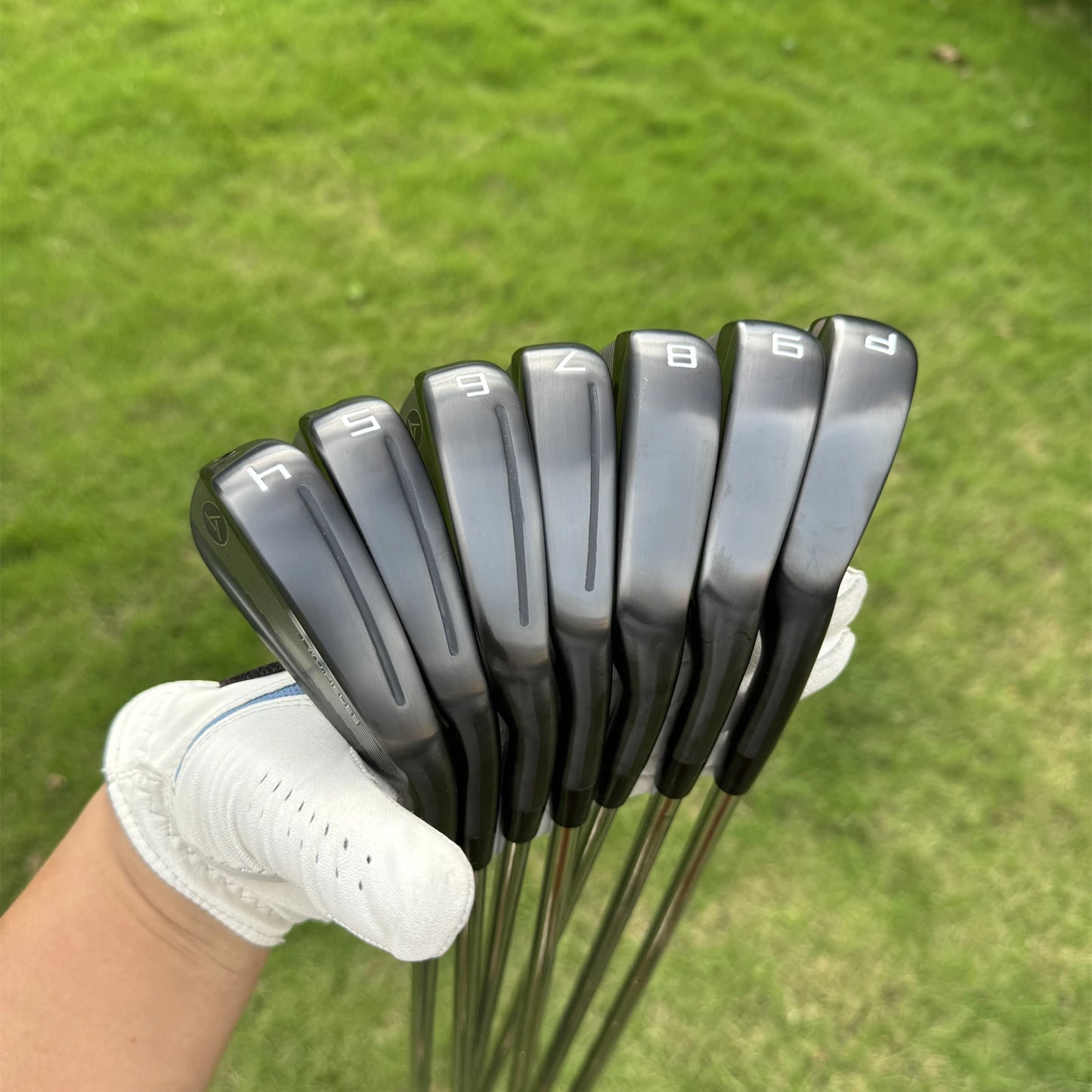 Calong Yamahero S880 Golf Irons Set Black / Golden 4 5 6 7 8 9 P With Steel Shaft Hollow Design Top Golf Clubs
