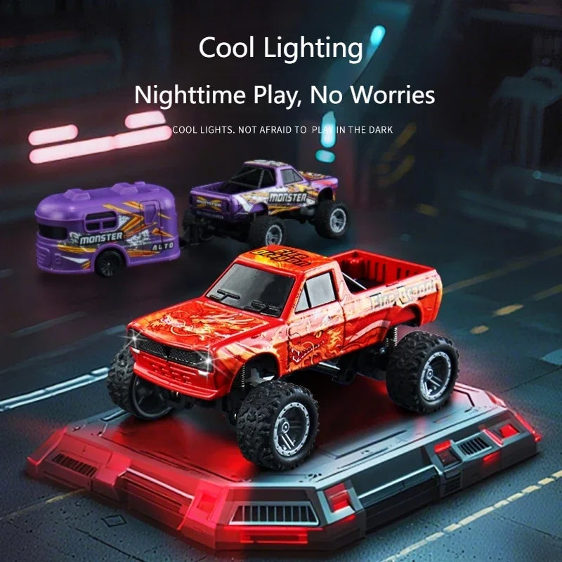 New RC Car MINI Alloy 1/64 Remote Control Car Convenient to Carry 60 Minutes of Work Time Children's Gifts Electronic Toys