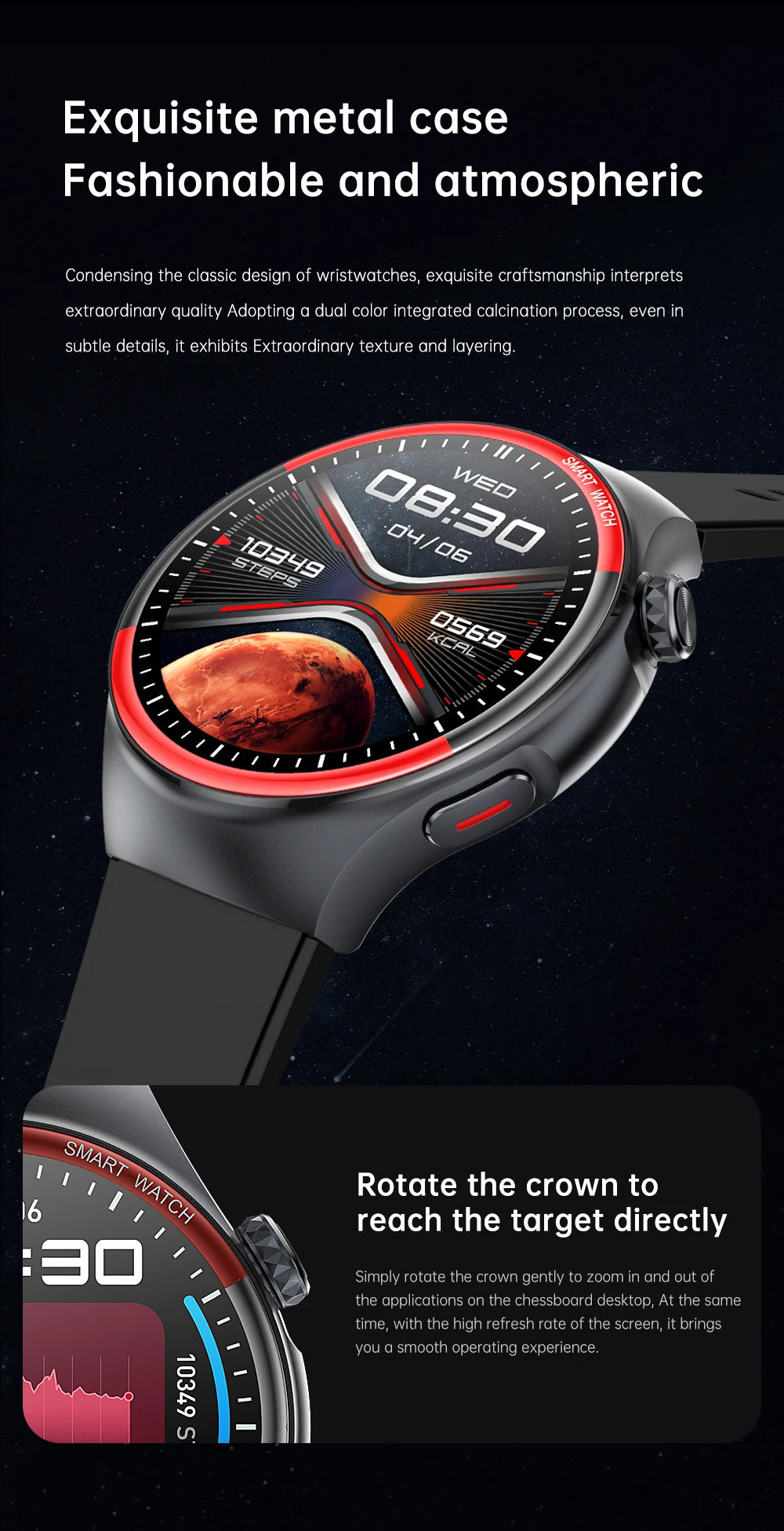 2025 New Nursing Health laser Cure Blood pressure Smart Watch Men Heart rate Pulse Sleep Bluetooth call Body Monitor Smartwatch