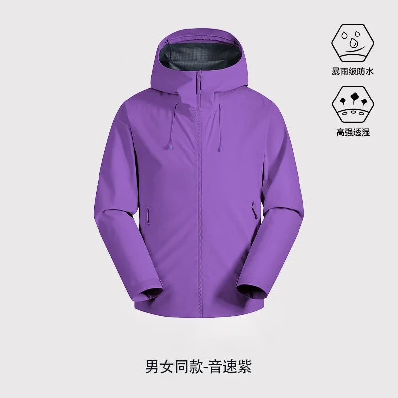 Jackets, fashionable men's and women's mountaineering suits, high breathability, waterproof and high-quality jackets.