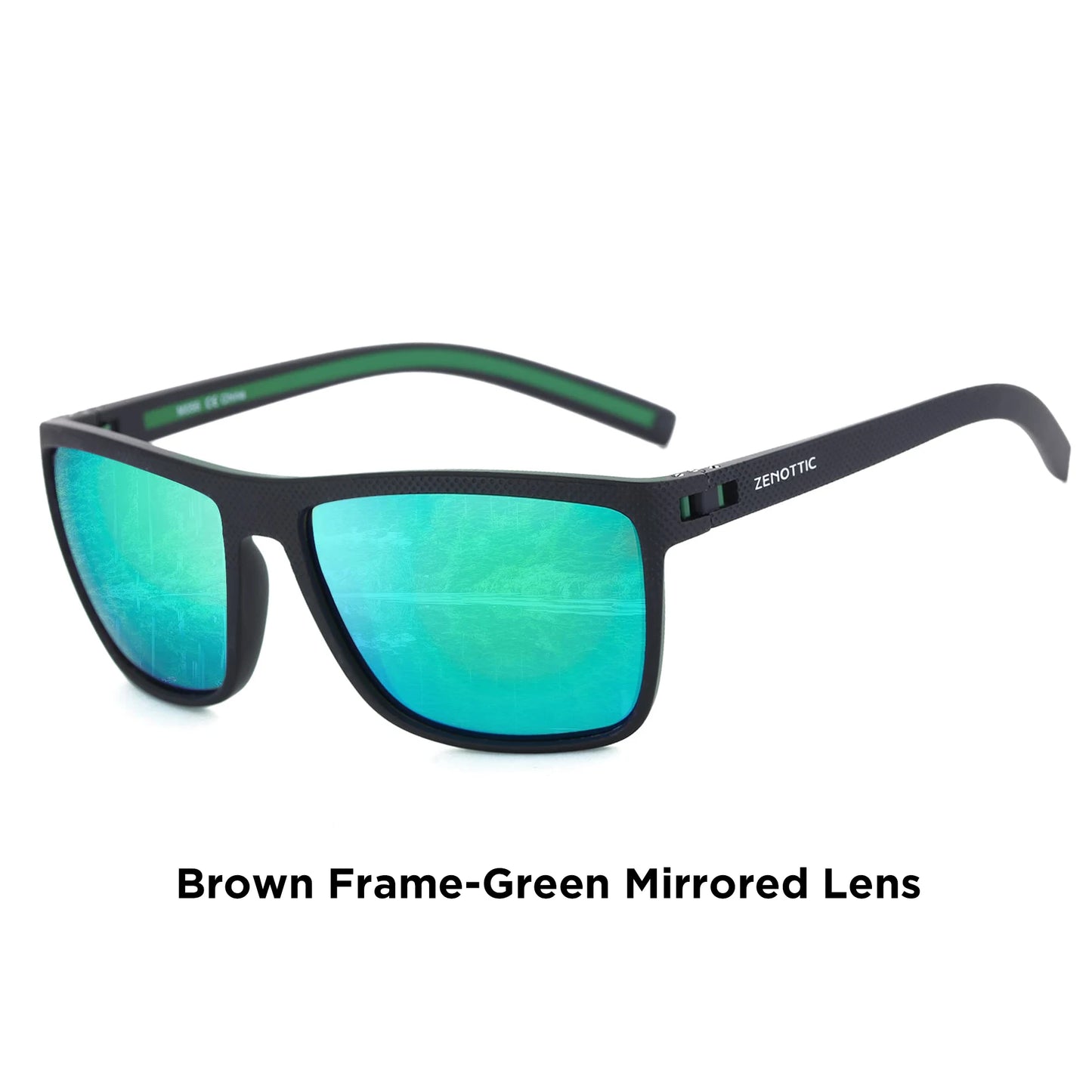 ZENOTTIC Retro Square Polarized Prescription Sunglasses Fashion Lightweight TR90 Progressive Optical Sun Glasses for Women Men