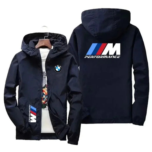 2026 BMW Bucket Hoodie Jacket Large-Sized Trendy Casual Sports Top for Spring And Autumn Stylish New Style