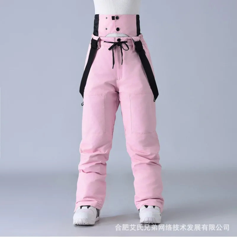 Windproof Outdoor Sport Trousers for Men and Women, Alpine Overalls, Waterproof Ski Pants, Warm Overalls, Big Ski Pants, Mountai