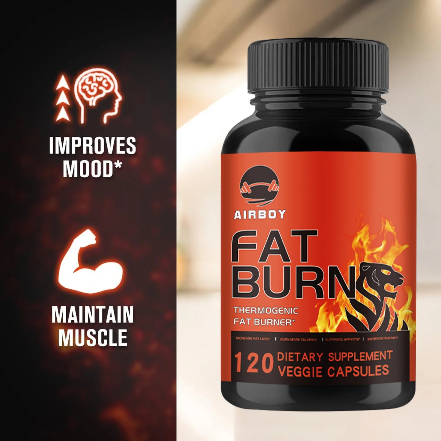 Burn-XT Fat Burner - Burn Calories, Suppress Appetite, Detoxify, Promote Digestive Health