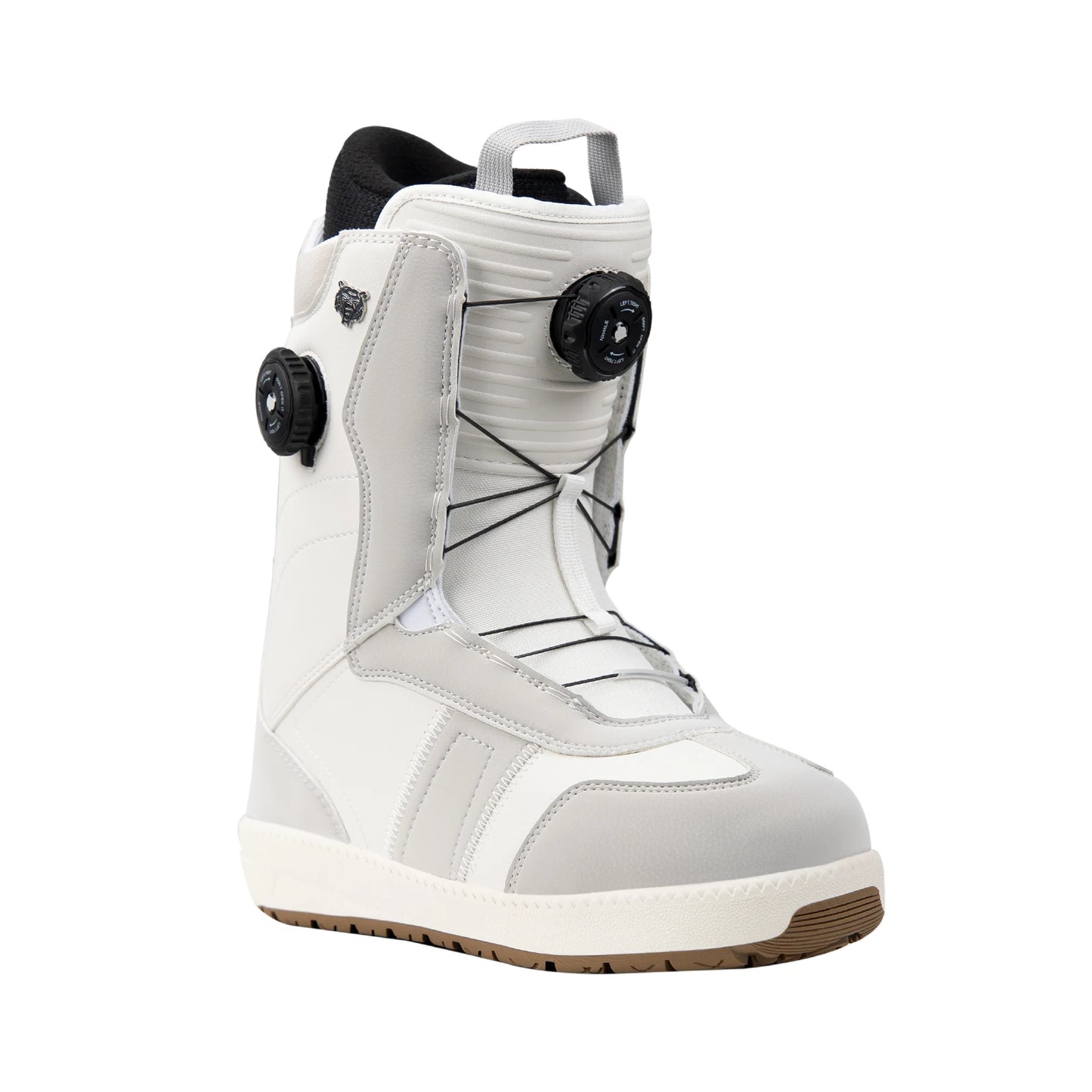 Dexun Dual Buckle Ski Boots Quick-Lace Waterproof Warm EVA Rubber Sole TPU Support Snowboard Shoes Size 36-45