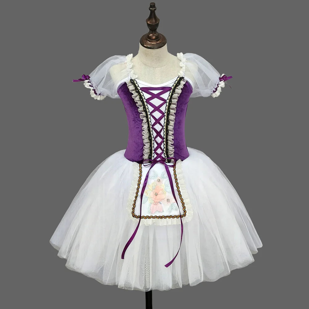 Children's ballet skirt girls' dance skirt campus dance programs ballet dancer costumes stage collective performance costumes