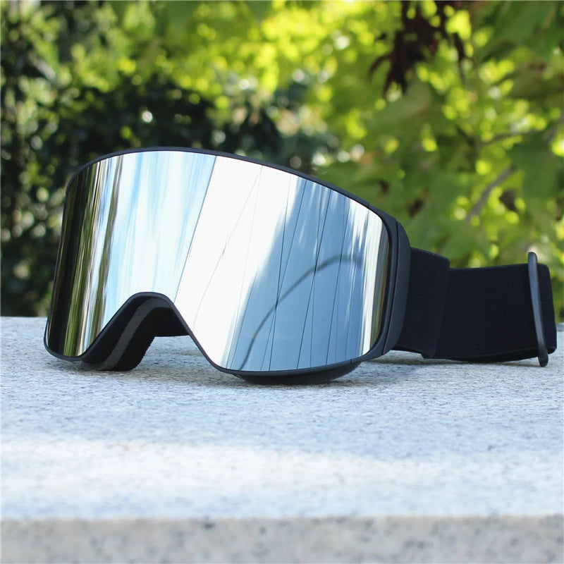 Magnetic Lens Snow Goggles Double Layer Anti-Fog UV Protection for Skiing Snowboarding High-definition Clarity Unisex Skiing