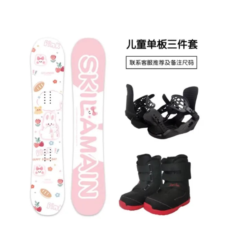 сноуборд детский New Children's Snowboard All-around Board All Terrain Board Snowboard Snowboard Set