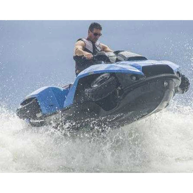 Factory Supplies High Quality OEM Fiberglass 4 Stroke Engine Amphibious Water Sports Vehicles Heavy Duty All Terrain Lake River
