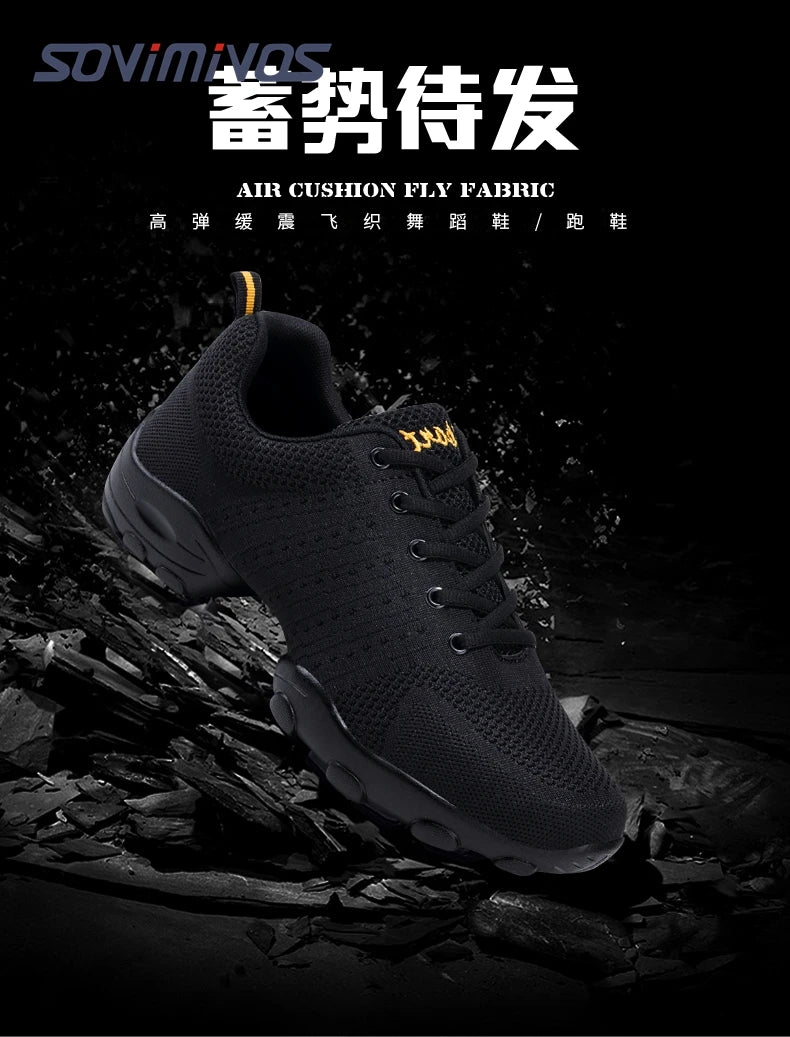 New Coming Dance Sneakers Jazz Shoes Dancing Modern Footwear Belly Contemporary Gym Dancers Leisure Sports Men Women Child Adult