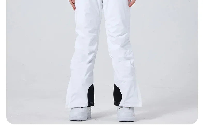 Outdoor Skiing Trousers Women Men's Ski Pants Winter Thickened Windproof Waterproof Warm 2025 Snowboarding Snow Strap Pants
