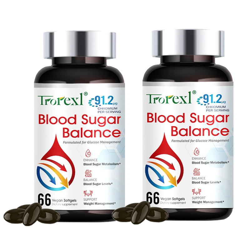 Diabetes Capsules for Heart&Cardiovascular Health Support Blood Sugar Balance Insulin Maintain Sugar Metabolism Blood Sugar Pill