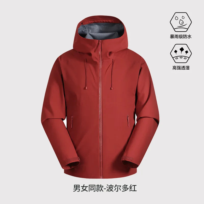 Jackets, fashionable men's and women's mountaineering suits, high breathability, waterproof and high-quality jackets.