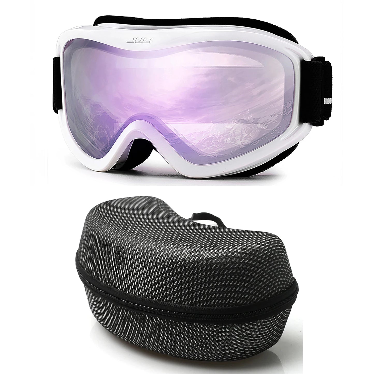 MAXJULI Professional Ski Goggles Double Layer Anti-Fog UV400 Lens Snowboarding Snow Winter Sports Goggles for Men Women BBS