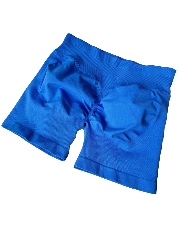 Seamless Shorts 4.5" Yoga Shorts Women Clothes Scrunch Bum Gym Shorts Booty Running Short Butt Lifting Workout Pants Fitness